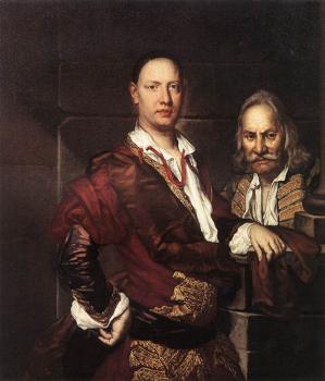 維托雷 吉斯蘭蒂 Portrait of Giovanni Secco Suardo and his Servant 維托雷 吉斯蘭蒂 Portrait of Giovanni Secco Suardo and his Servant